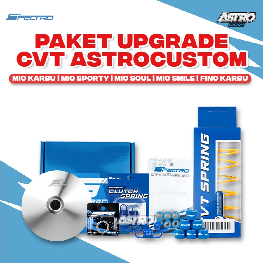 Pulley Spectro Mio Smile Mio Sporty Mio Soul Fino Karbu Roler Roller Per CVT Per Sentri Upgrade CVT