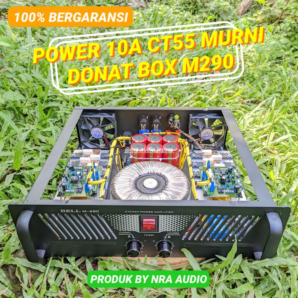 POWER 10A CT55 RAKITAN BALAP BOX BELL M290 POWER 10 AMPER CT55 AMPLIFIER 10 AMPERE CT55 RAKITN POWER