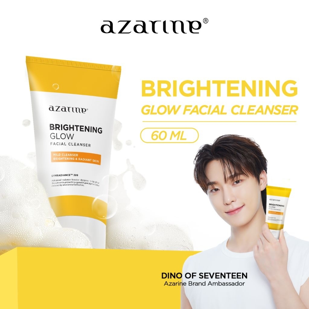 SF Azarine Brightening Glow Facial Cleanser 60 ml | Pembersih Wajah By Azarine