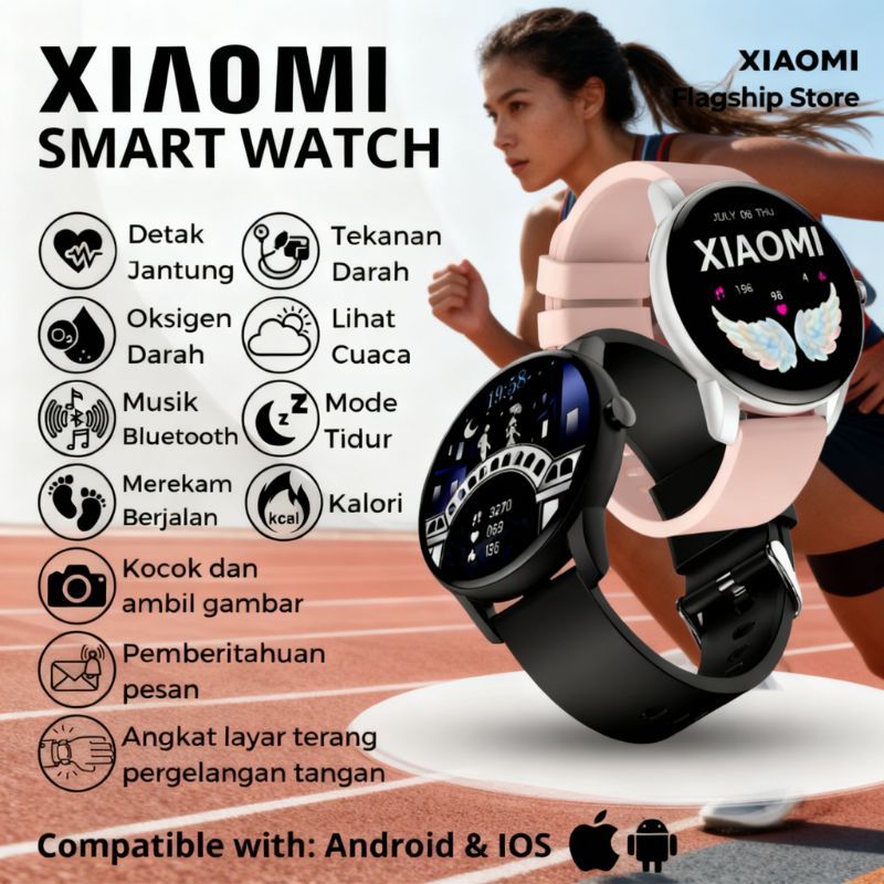 XIAOMI Samrt watch KW52 Original with 2.0" HD AMOLED Display Waterproof Bluetooth Call Smartwatch wa