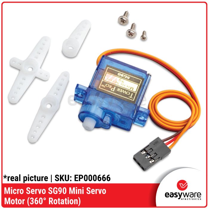 TowerPro SG90 Mini Servo Motor Micro Servo (360° Rotation)