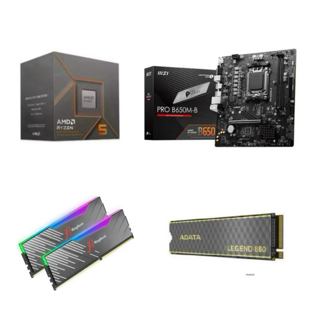 Paket Processor AMD RYZEN 5 8500G RAM DDR5 16GB B650