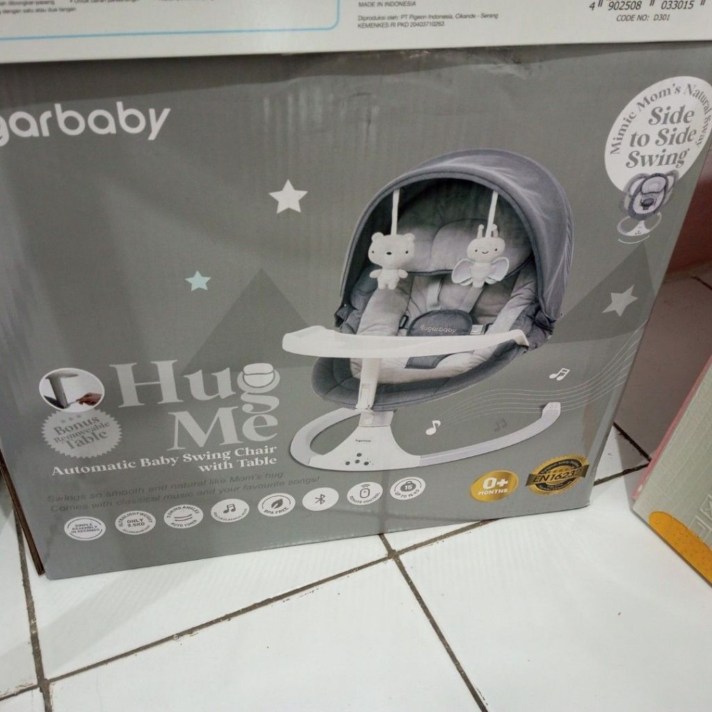 Sugar baby hug me bouncer automatic swing
