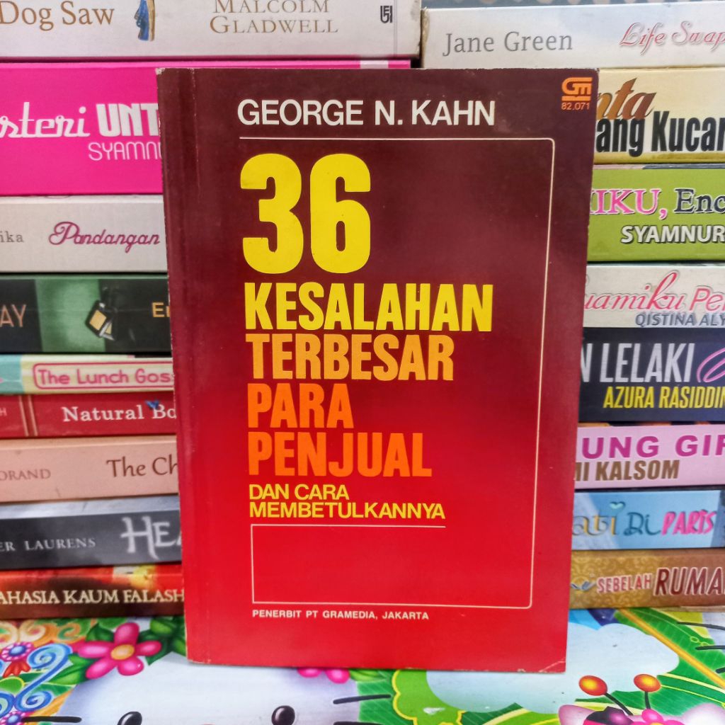 BUKU 36 KESALAHAN TERBESAR PARA PENJUAL (ORIGINAL)