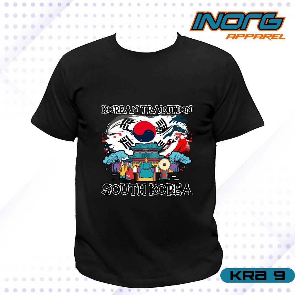 kaos oleh oleh korea korean tshirt taekwondo baju seoul busan gyeongbokgung kaos martials art tag la