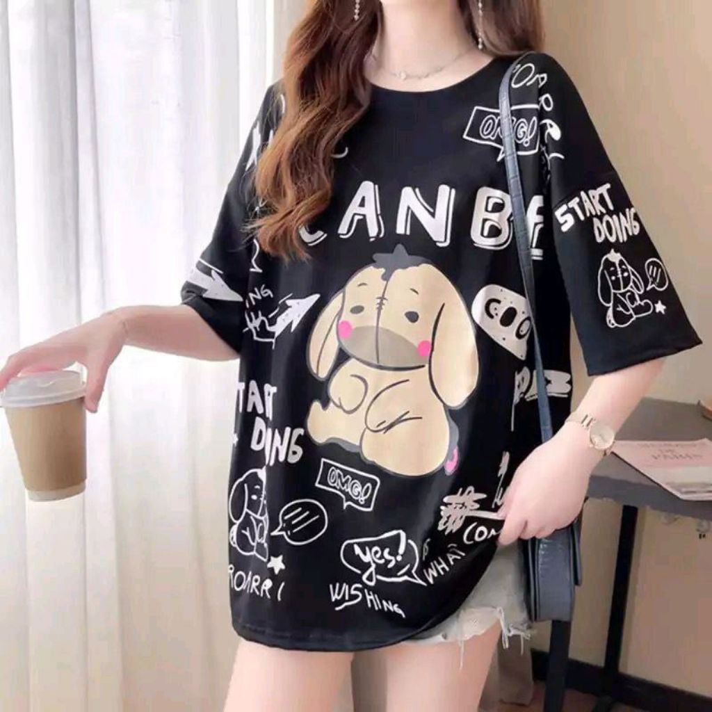 Baju atasan KAOS JUMBO wanita - big size IYOR IYOR LD 120