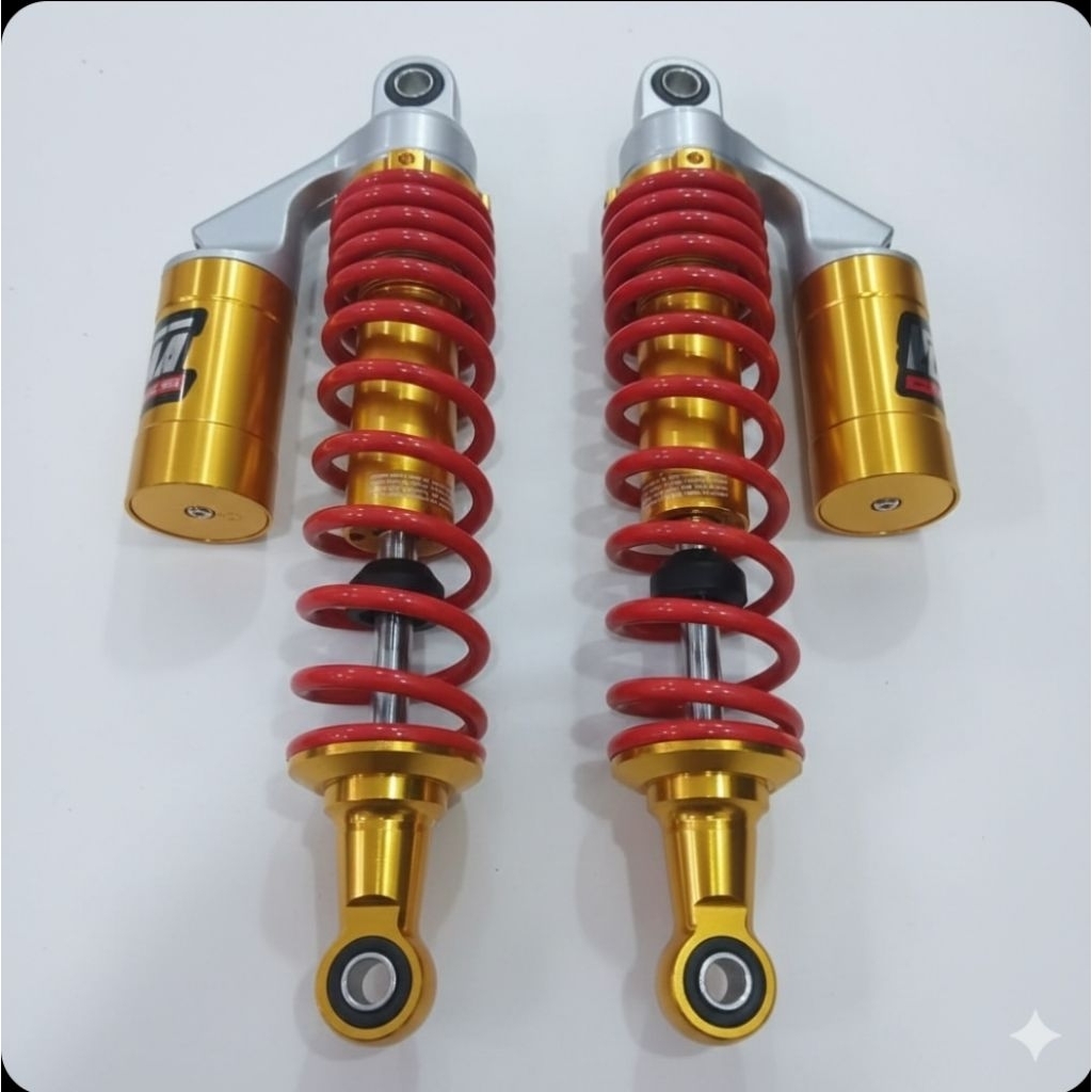 ATD shock belakang 320mm gold series, shock tabung atas racing kontes harian