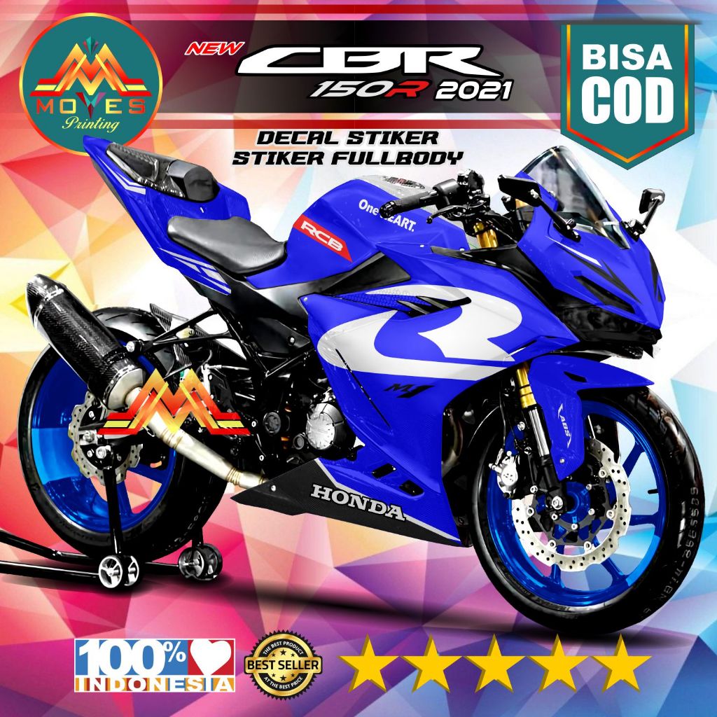 Decal stiker motor variasi CBR 150R new 2021 full body stiker honda cbr 2021