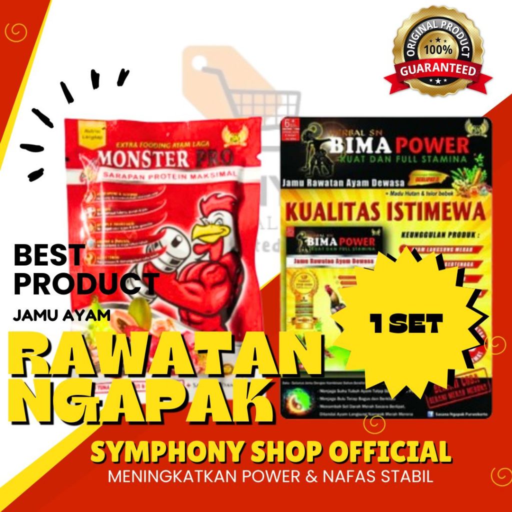 PAKET RAWATAN SN 1 SET MONSTER PRO + BIMA POWER SASANA NGAPAK RAWATAN AYAM SIAPAN