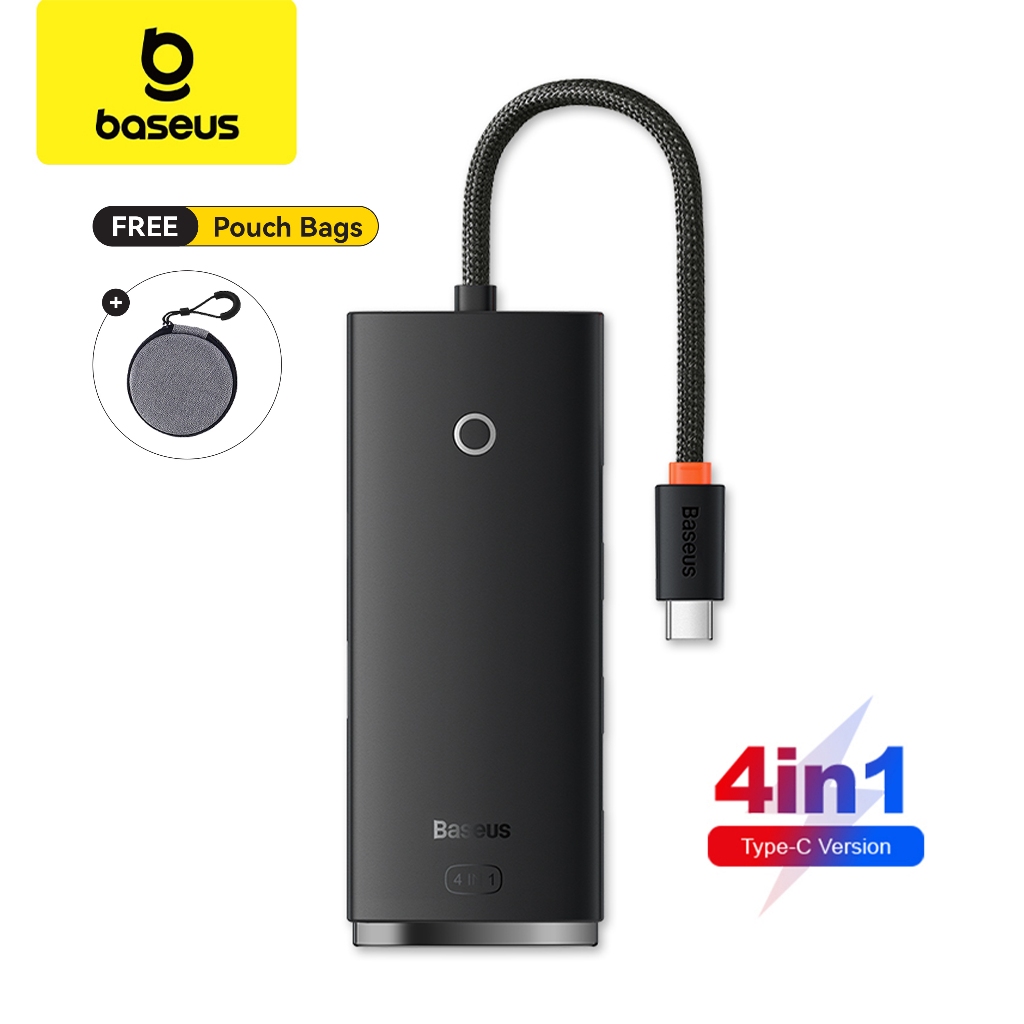 Baseus Lite Series USB Type C HUB to USB 3.0 4IN1 Ports Adapter