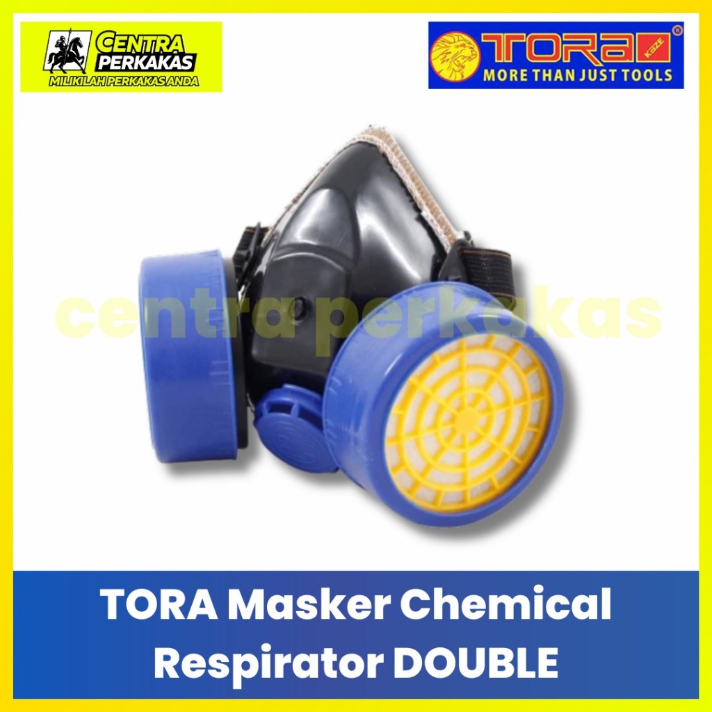 Tora Masker  Chemical Respirator Double/Safety/Masker Respirator anti debu