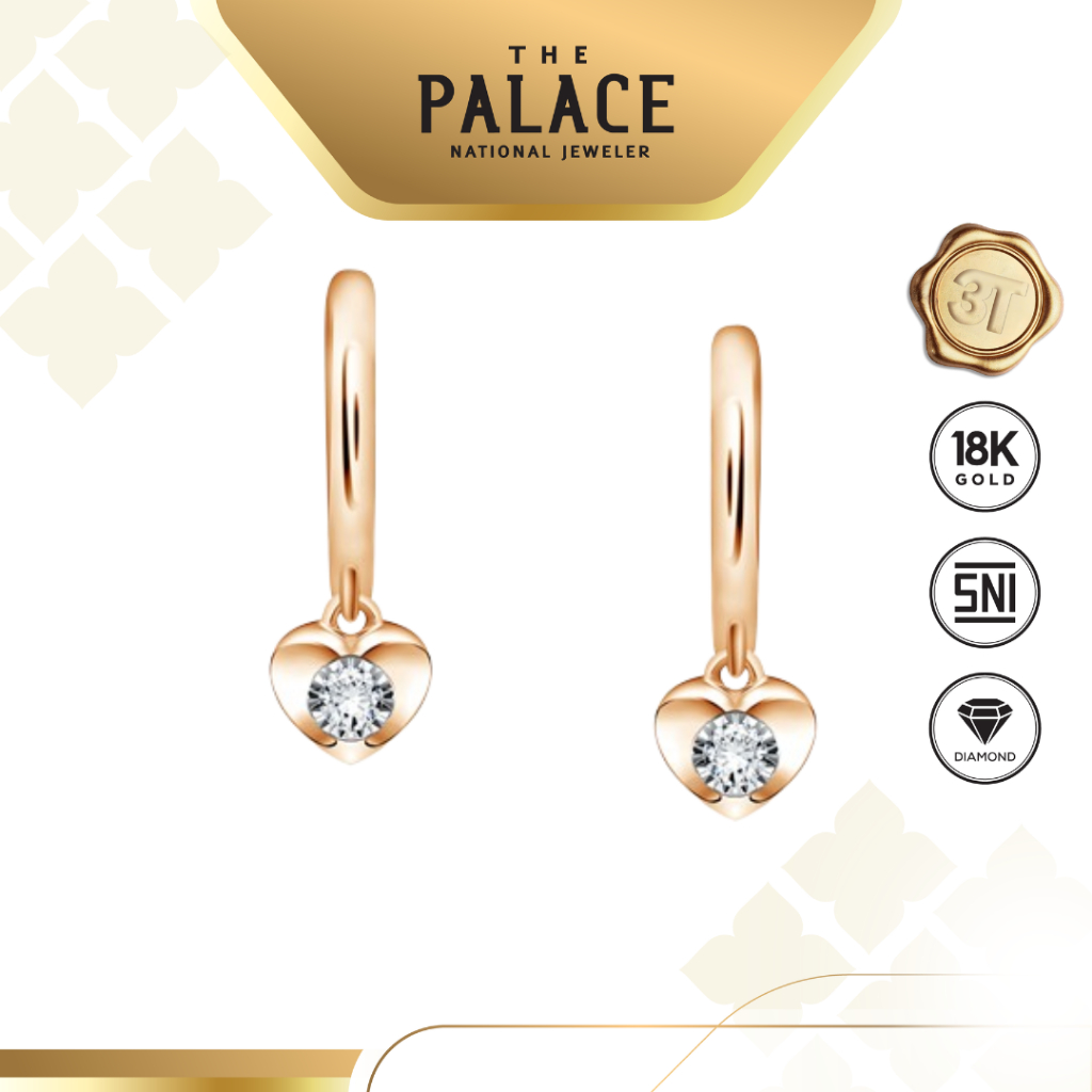 The Palace DJ Heart Earring / Anting