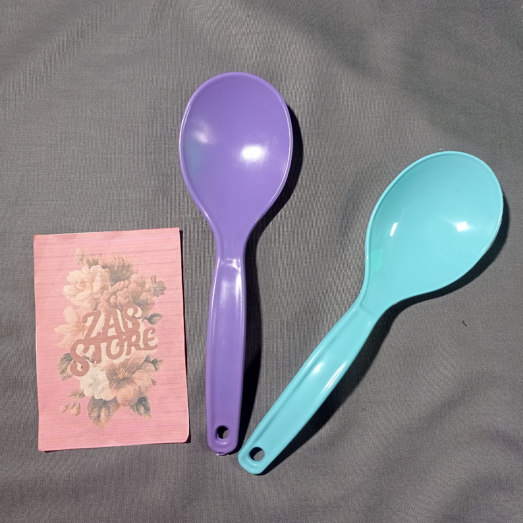 Nagata Centong Entong Sendok Nasi Plastik Nagata Anti Lengket Lebar 7 Cm Panjang 24 Cm Bahan Plastik