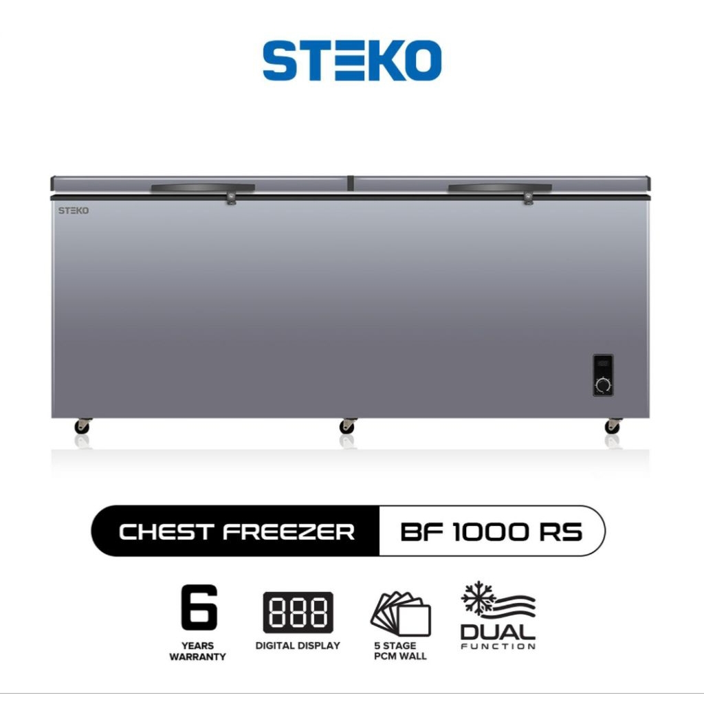 BOX FREEZER STEKO 1000LITER CHEST FREEZER STEKO 1000LITER BF1100RS LED DISPLAY BOX FREEZER STEKO 100