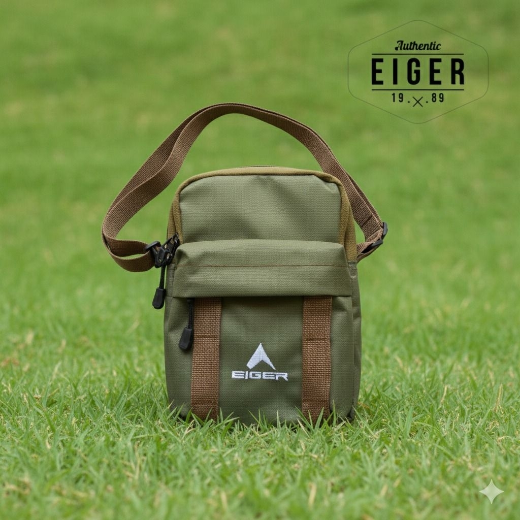 Tas EIGER 1989 Small Sling Bag – Tas Selempang Casual Original