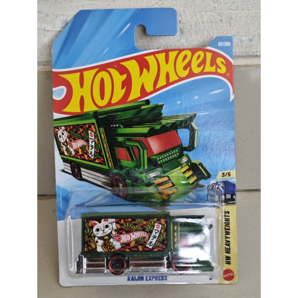 hot wheels raijin express