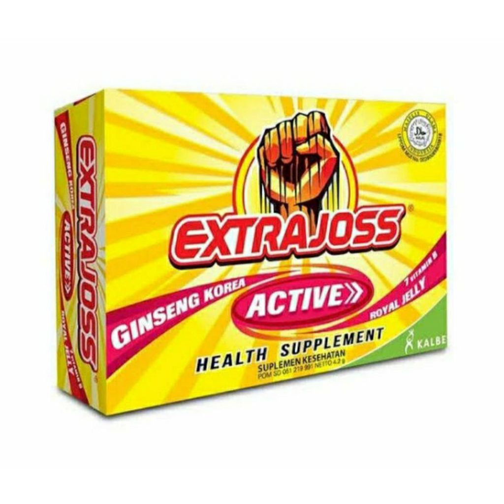 SATUAN SACHET EXTRAJOSS ACTIVE EXTRAJOSS SUPLEMEN KESEHATAN