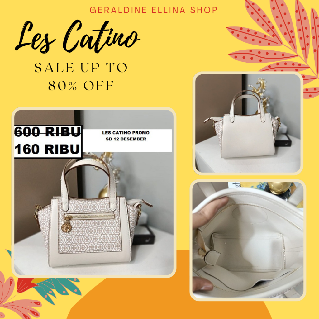 Tas wanita tas Les catino NY.AUDERO satchel bag sale 100% ORIGINAL STORE