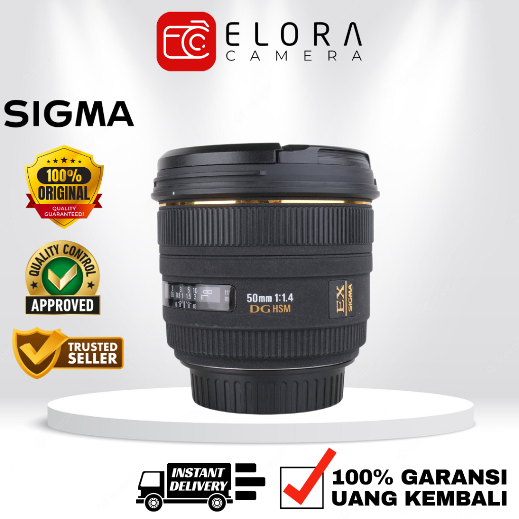 Sigma 50mm F1.4 DG HSM For Canon / Lensa Sigma 50 mm F 1.4 DG HSM For Canon