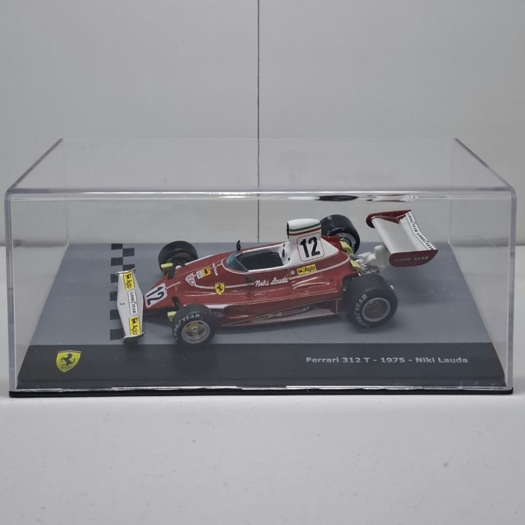 Diecast F1 Altaya Ferrari 312 T 1975 Niki Lauda World Champion Skala 1:43