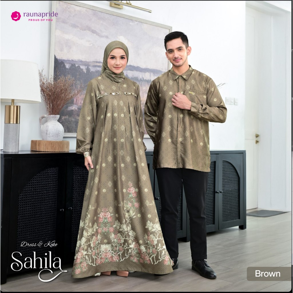 RAUNA PRIDE EXSCLUSIVE COUPLE - SAHILA COUPLE BROWN - BAJU COUPLE - BAJU KELUARGA
