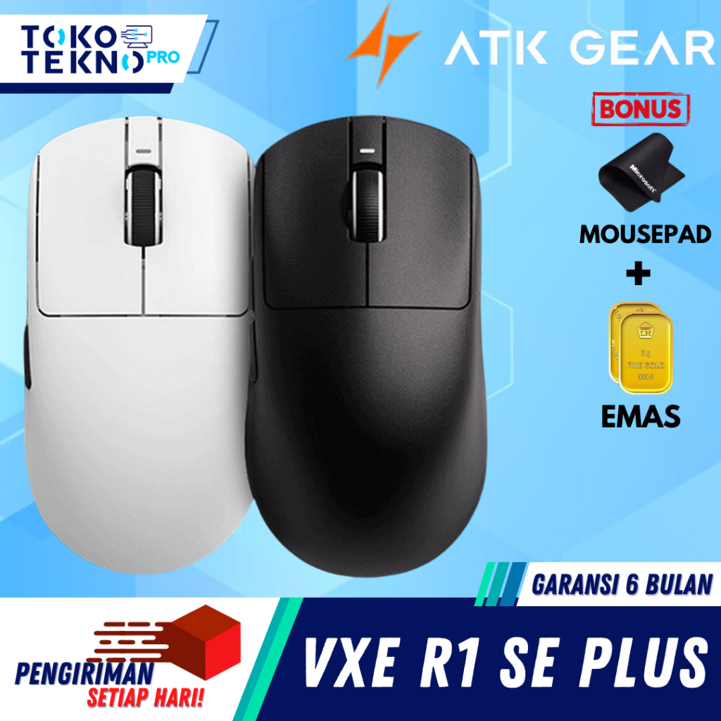 ATK VXE R1 SE+ / SE Plus Wireless Light Weight Gaming Mouse PAW 3395