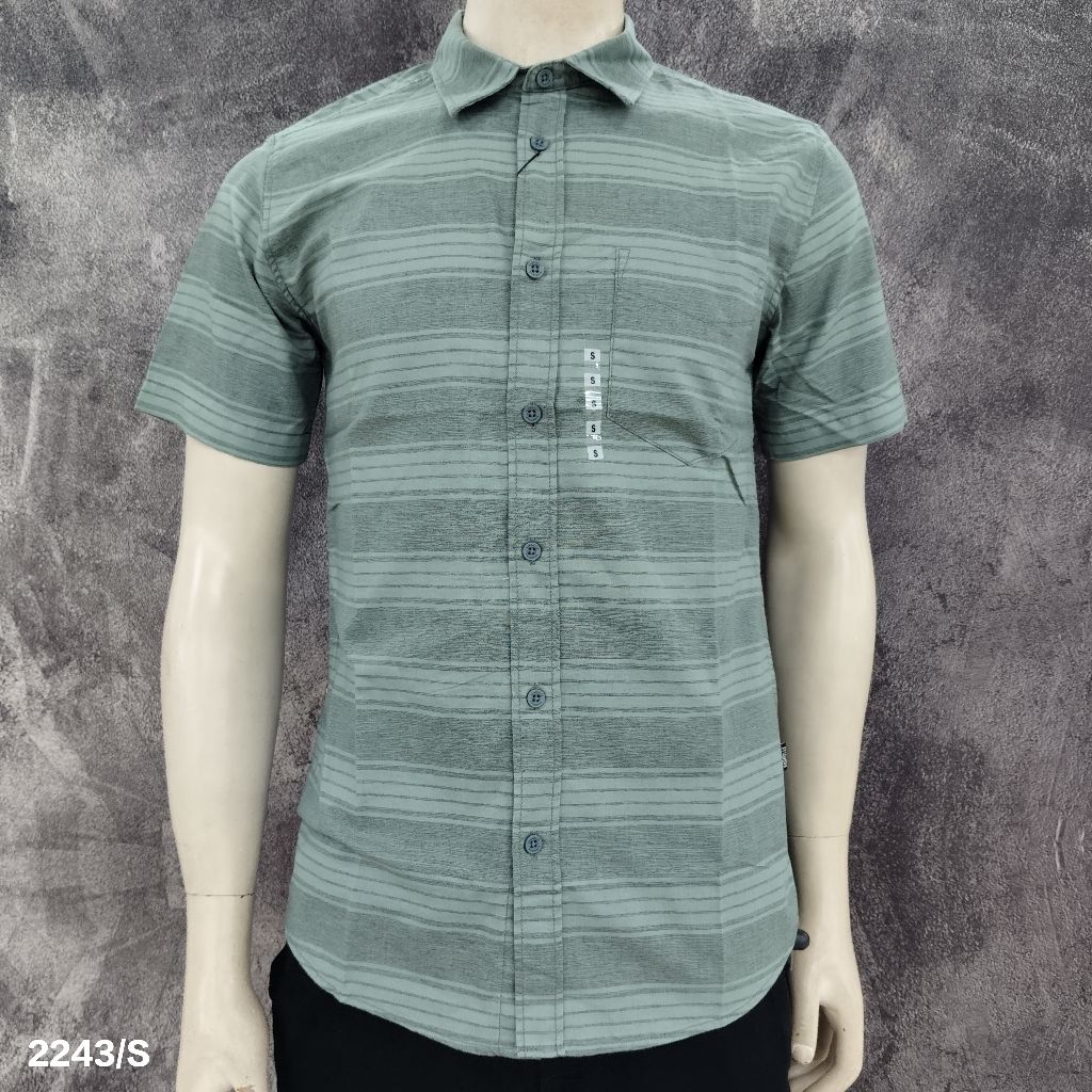 Kemeja Lengan Pendek Motif GABRIELLE Original*