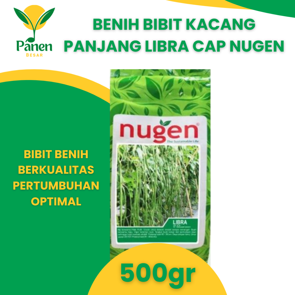 Benih Bibit Kacang Panjang Libra 500gr Cap Nugen