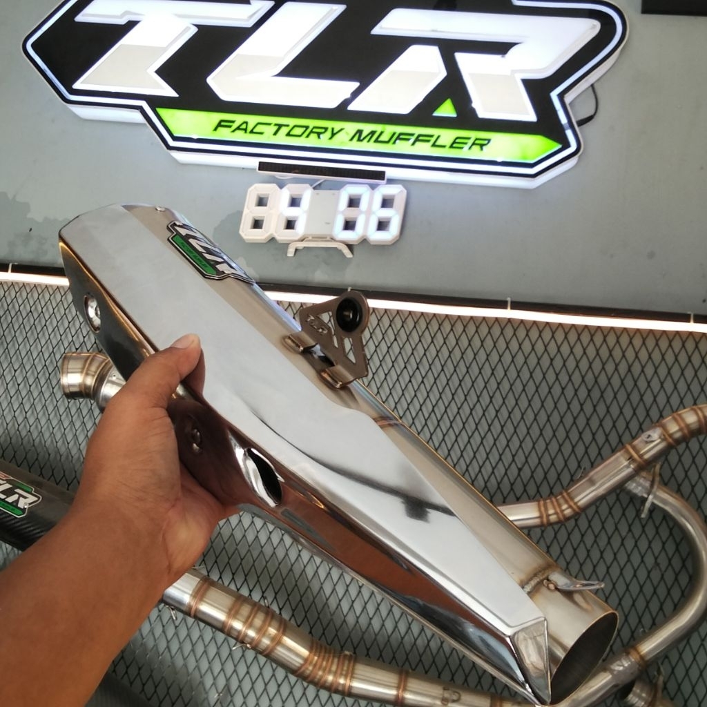 TLR factory muffler slincer only Supra Fi + tameng original ahm