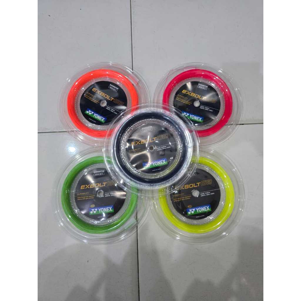SENAR BADMINTON YONEX EXBOLT 68 ROLL ORIGINAL 100% JAPAN