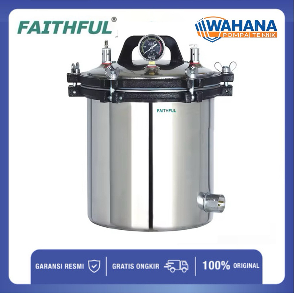 Portable Pressure Steam Sterilizer Autoclave 18 Liter FAITHFULPortable Pressure Steam Sterilizer Aut