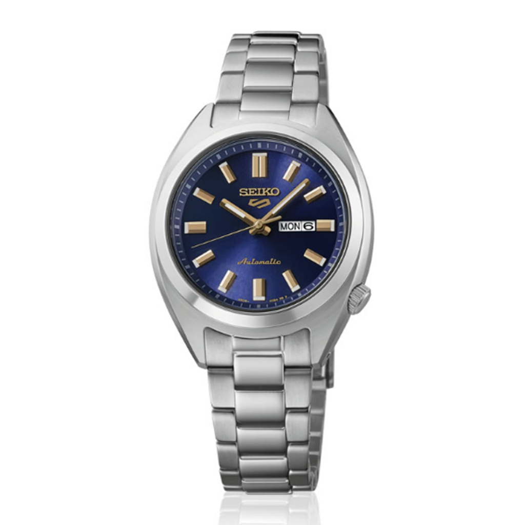 Jam Tangan Wanita Seiko 5 Sport SRE021 SRE021K1 Strap Stainless Steel Silver Color Saphhire Blue Dia