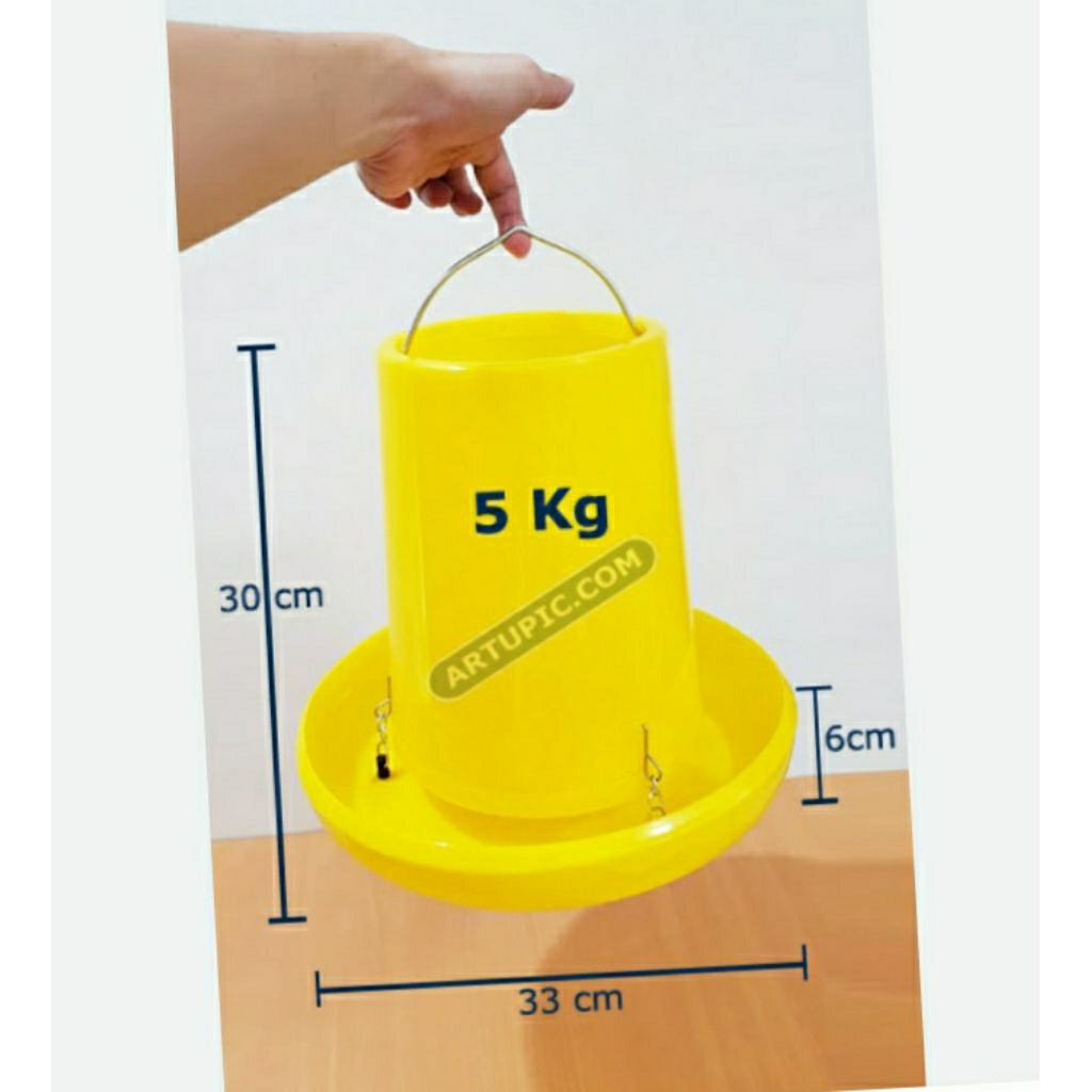 tempat pakan ayam 5kg