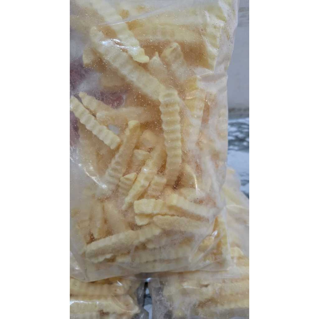 crinkle cut 1 kg / kentang goreng crinkle cut/kentang goreng crinkle cut shoestring