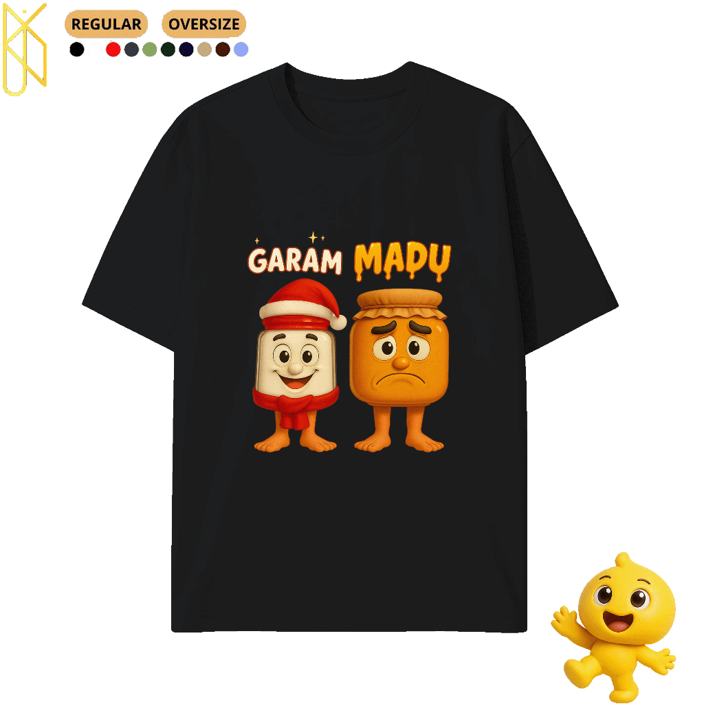 KAUNIX KAOS DEWASA ANOMALI (KAN013)baju natal dewasa  kaos natal bandung kaos couple natal oversize