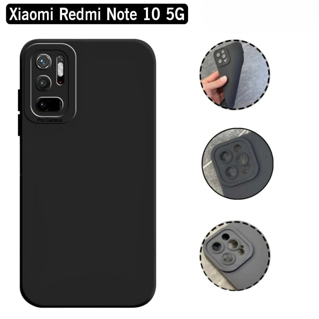 SOFTCASE MACARON BLACK XIAOMI REDMI 4A / REDMI 6 / REDMI 8 / 8A PRO / REDMI 10 4G / 10 5G / NOTE 5 /