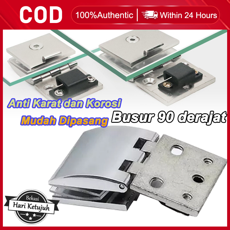 90 Derajat Engsel Kaca Side Hinge Untuk Showcase Samping Dan Glass Cabinet Pintu Lemari Kaca Besar
