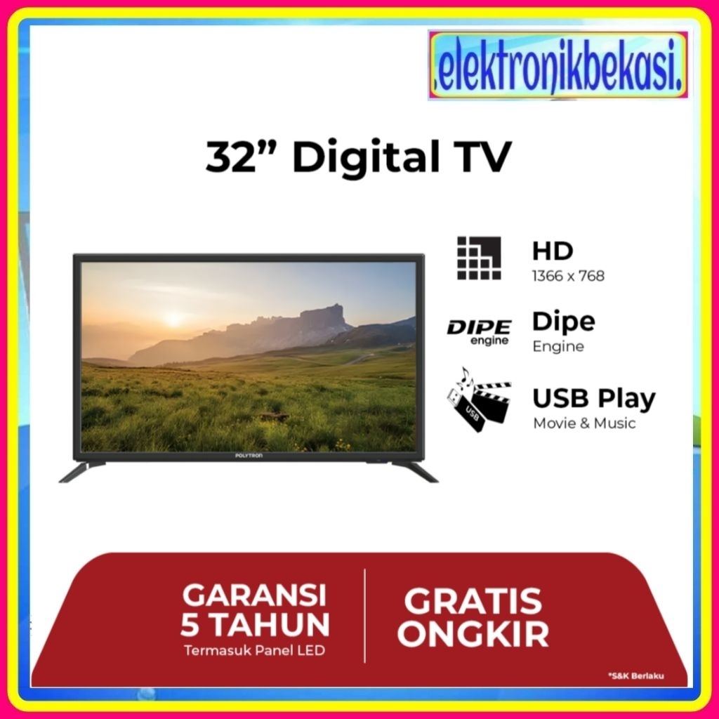 LED POLYTRON PLD 32 V 1853 / LED POLYTRON 32 INCH DIGITAL / POLYTRON PLD 32V1853 DIGITAL