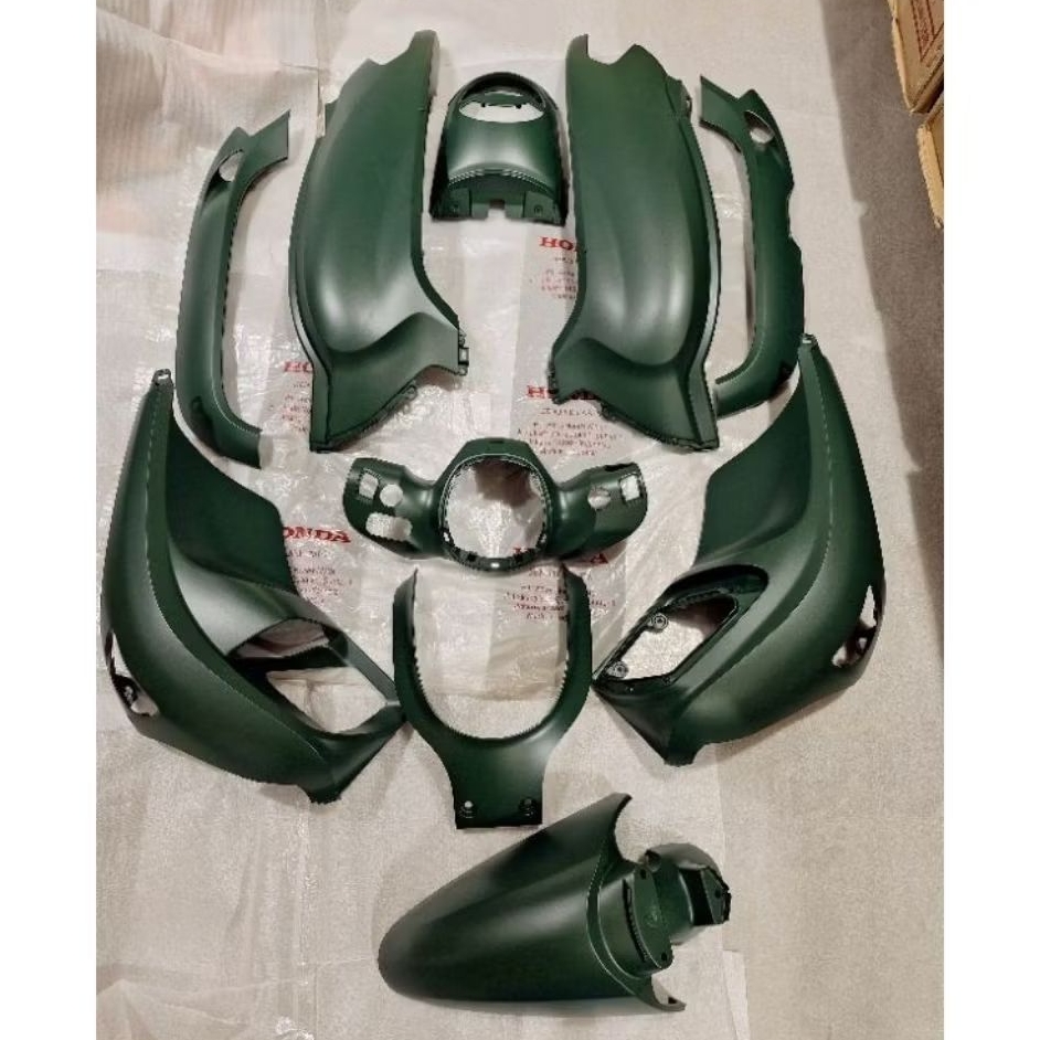 FULL SET BODY SCOOPY NEW 2025 HIJAU DOFF ORIGINAL