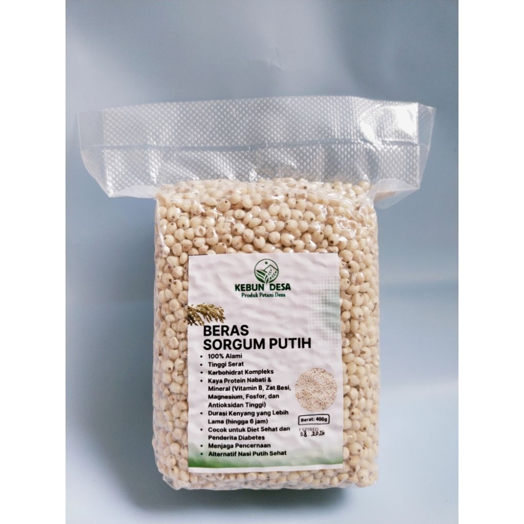 Beras Sorgum | Beras Sorgum Putih | Sorgum | 400g