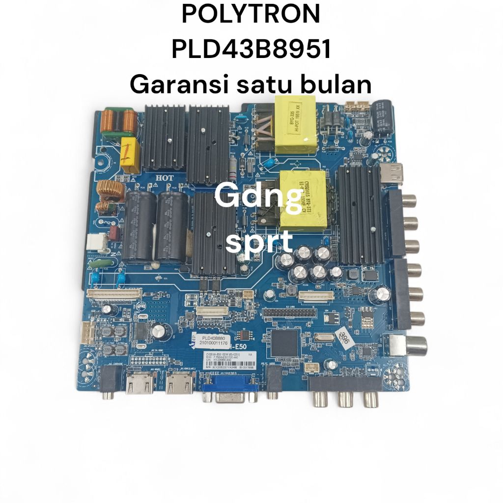 Mb POLYTRON PLD43B8951 PLD 43B8951 mainboard mobo modul mesin tv