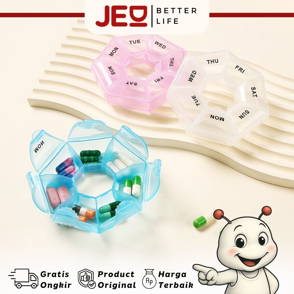 JEDI Kotak Obat / Tempat Obat / Tempat Obat Harian / Kotak Obat Harian / Medicine Box / Kotak Obat 7
