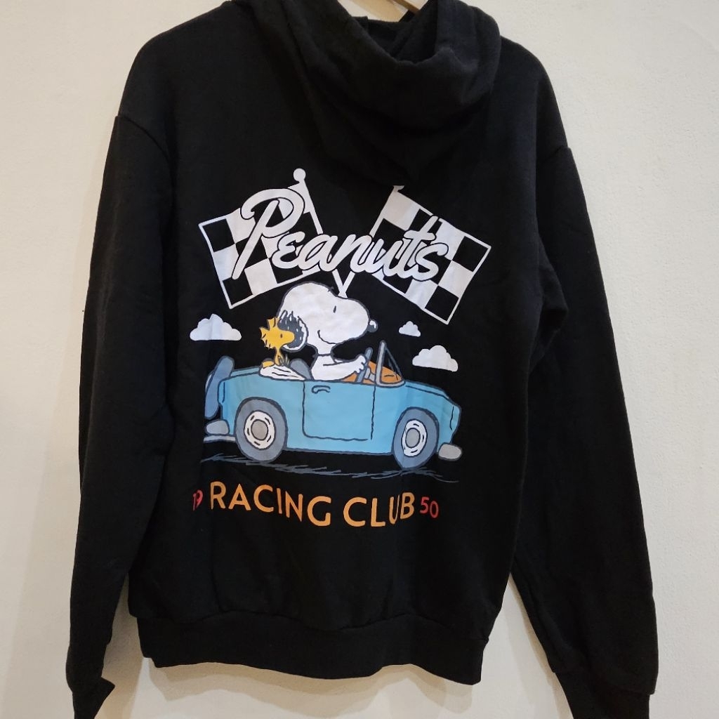 Snoopy Peanuts hoodie sweater Black Snoopy Peanuts Hoodie LD 106 Size S Ready New