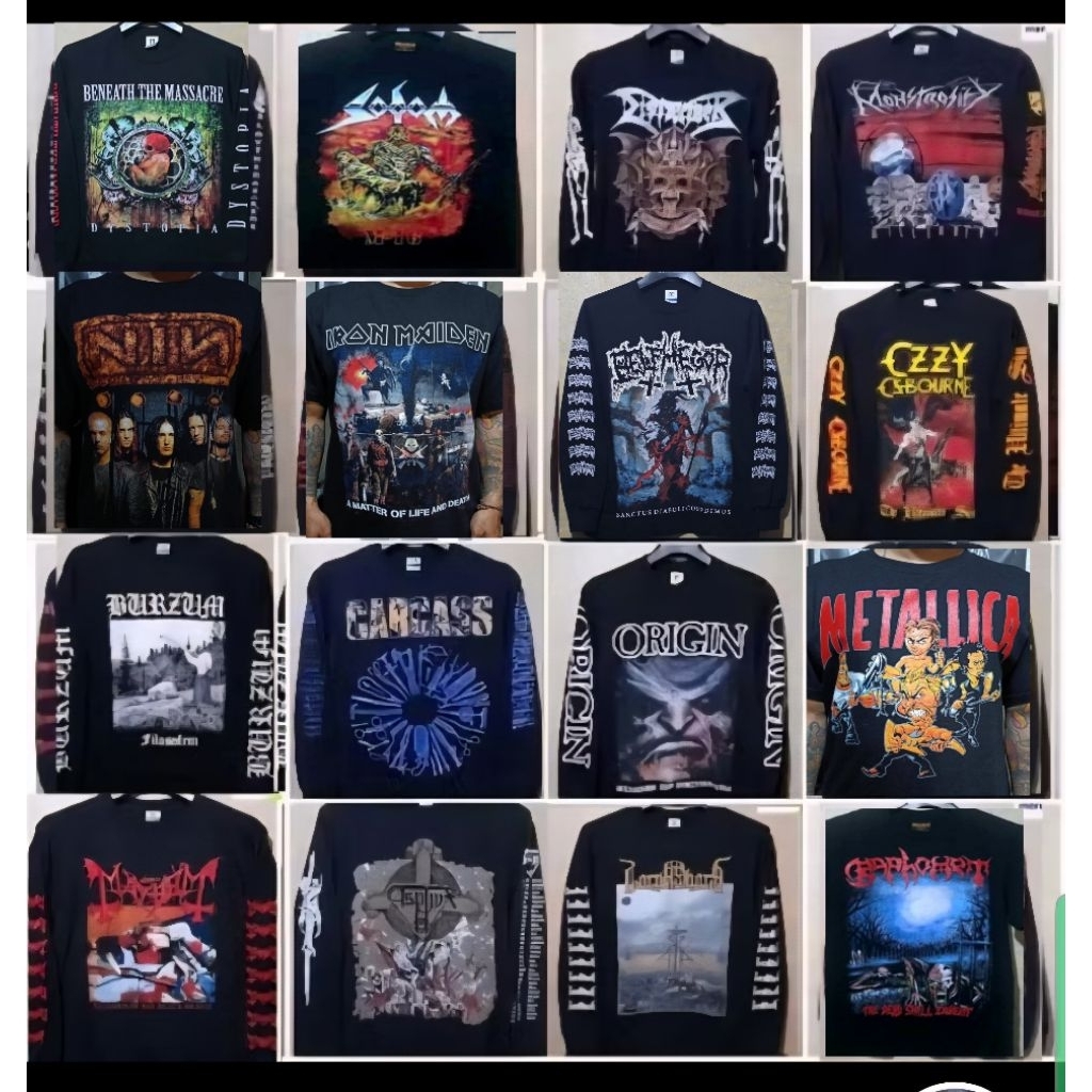 kaos band BOLTHROWER /DEICIDE/BROKEN HOPE/MALIGNANCY/PHOBIA/CARCASS/ENTOMBED/MESSIAH