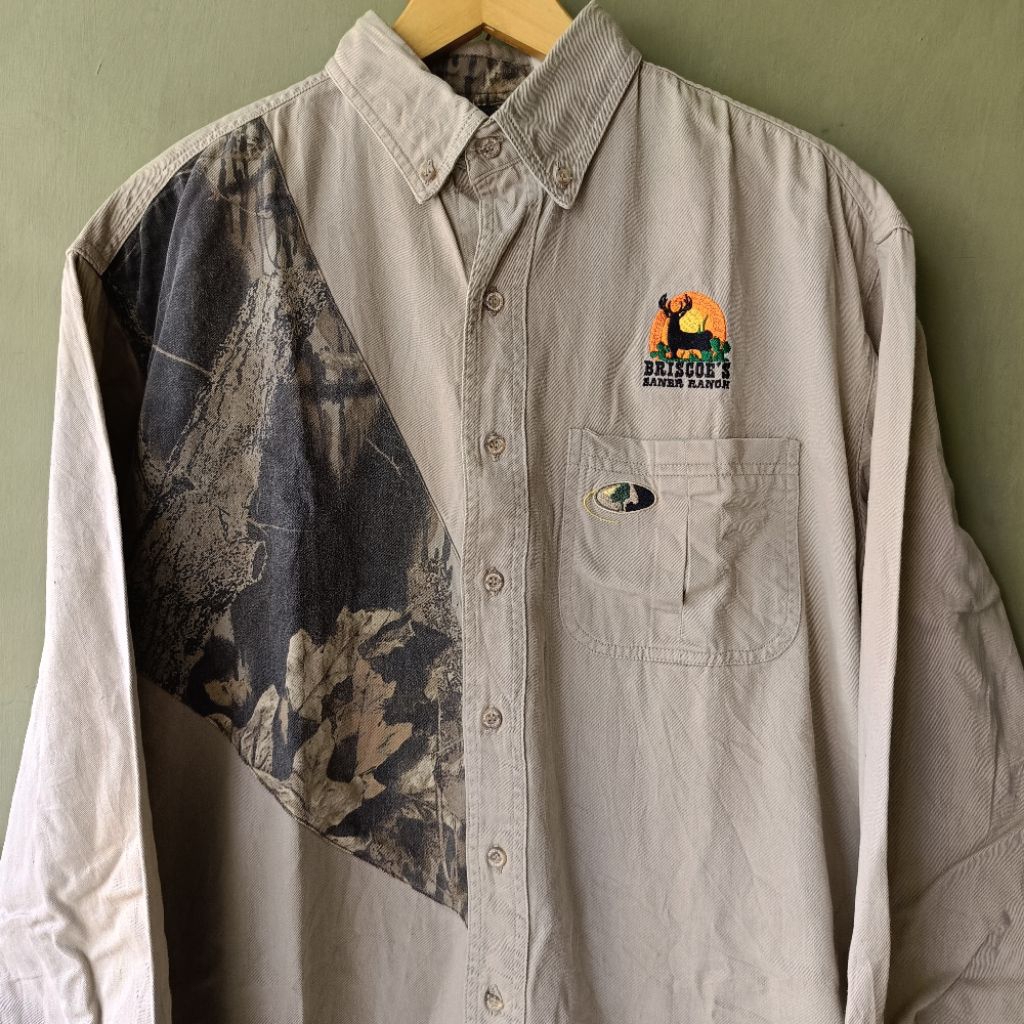 KEMEJA MOSSY OAK BRISCOE'S SANER RANOH MOSSY OAK REALTREE