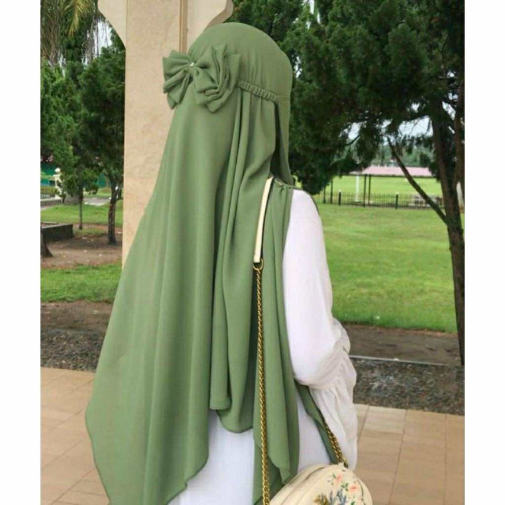 cadar pita 2 layer bahan ceruty baby doll premium