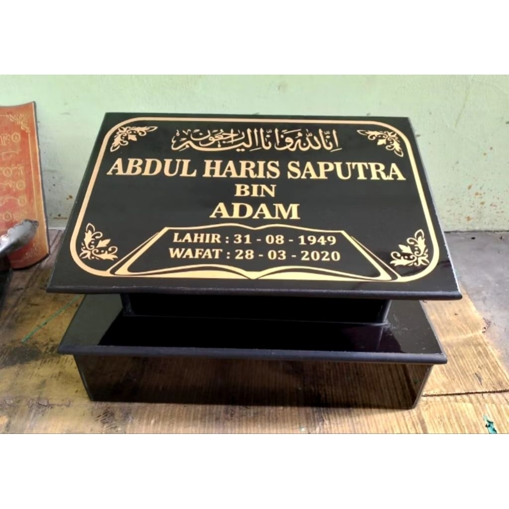 BATU NISAN/RUMAH NISAN PLUS DUDUKAN FULL GRANIT BERKUALITAS