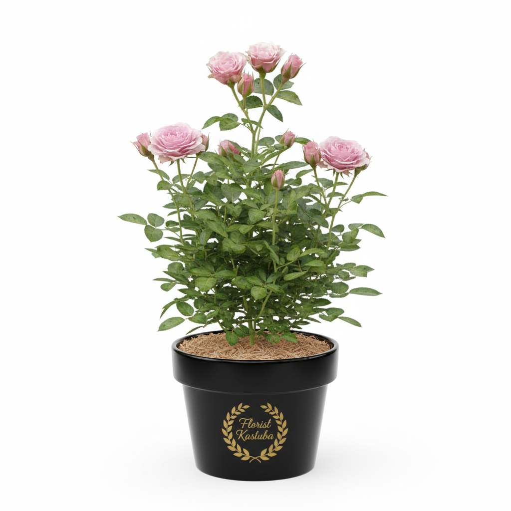 Tanaman Hias Bunga Mawar Flory Pink / Mawar Floribunda Pink