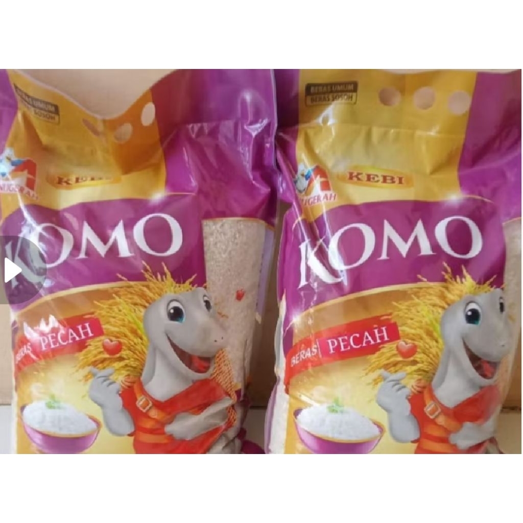 Beras 5kg Komo beras pulen