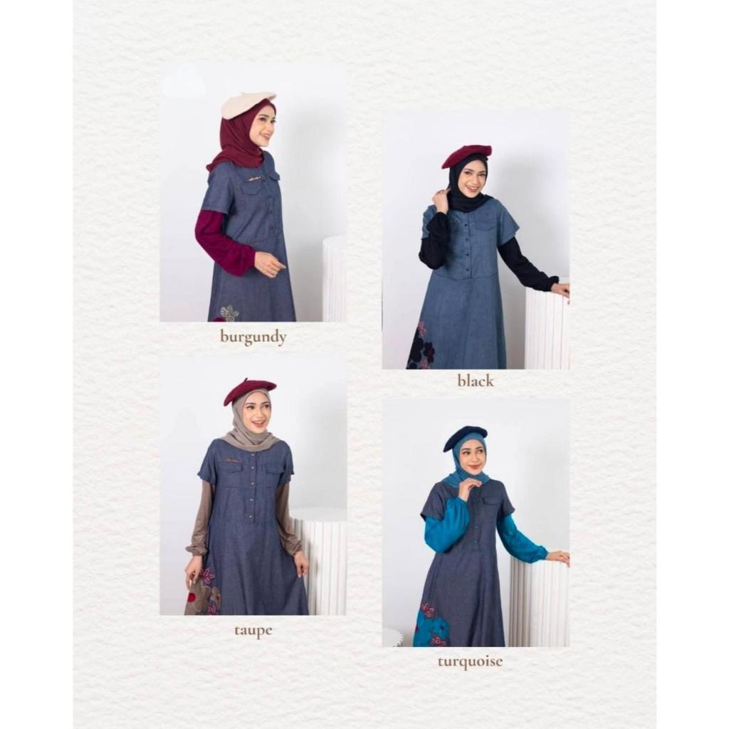 [RUMAH DANNIS] Abaya Gamis Jubah Wanita Dress Dewasa Rumah Dannis D'Alma